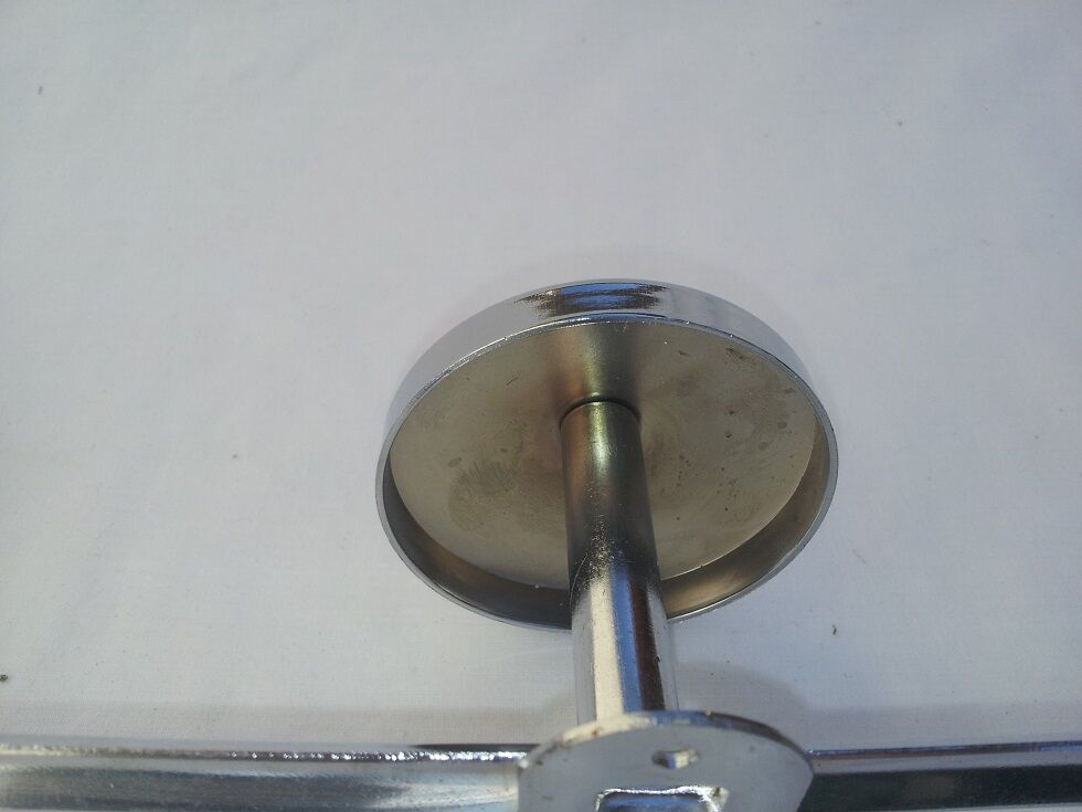 Portemanteau en métal chromé