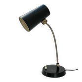 Mid-century black table lamp, 1960s