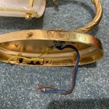 Murano Glass and Brass Sconces, 1980s, Set of 2