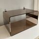 M. Dumas plexiglass and chrome shelf locker