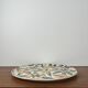 Longwy cake dish, "Romance" model, early 20th century.