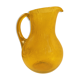 Pitcher glass Biot amber