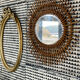 Rattan mirror 1960 48x60cm