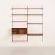 Kai Kristiansen teak wall unit with a hidden desk for FM Mobler