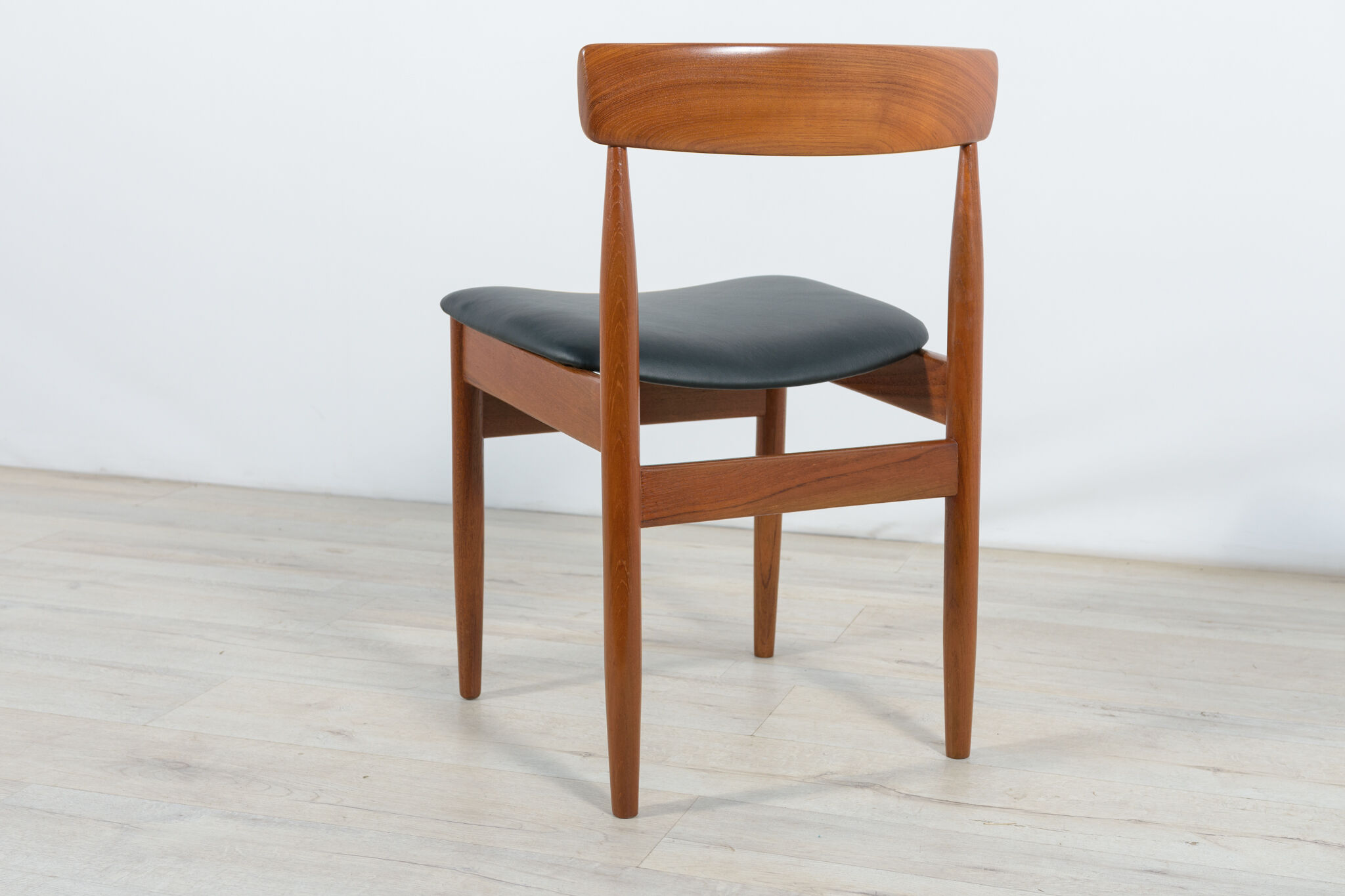 Mid-century teak dining chairs, 1960s, set of 4