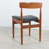 Mid-century teak dining chairs, 1960s, set of 4