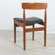 Mid-century teak dining chairs, 1960s, set of 4
