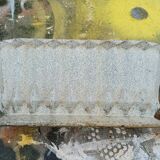 Pair of enamelled cast iron planters from 1900 from Charleville-Mézières