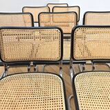 Suite de 8 chaises Cesca B32, Marcel Breuer