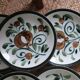 6 Argenteuil Boch La Louviere plates