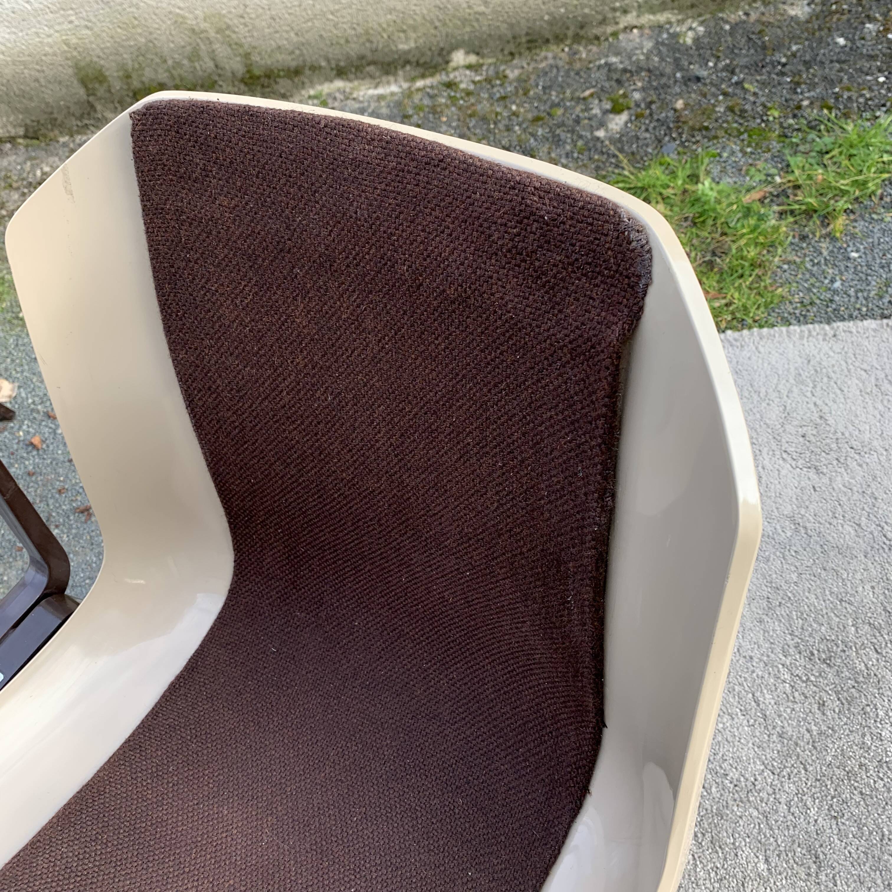 Set of 6 Albert Jacob / Grofillex bridge armchairs 1970