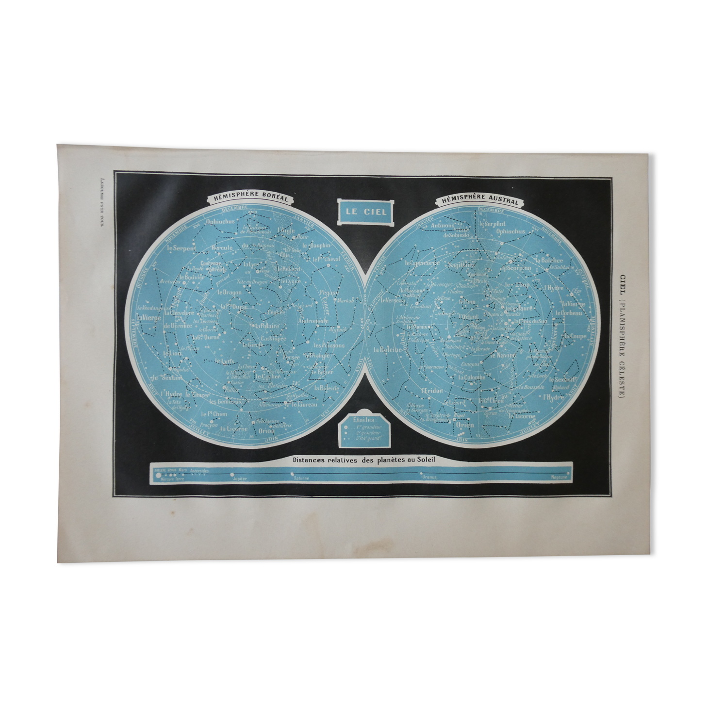 Celestial Planisphere dating from 1905