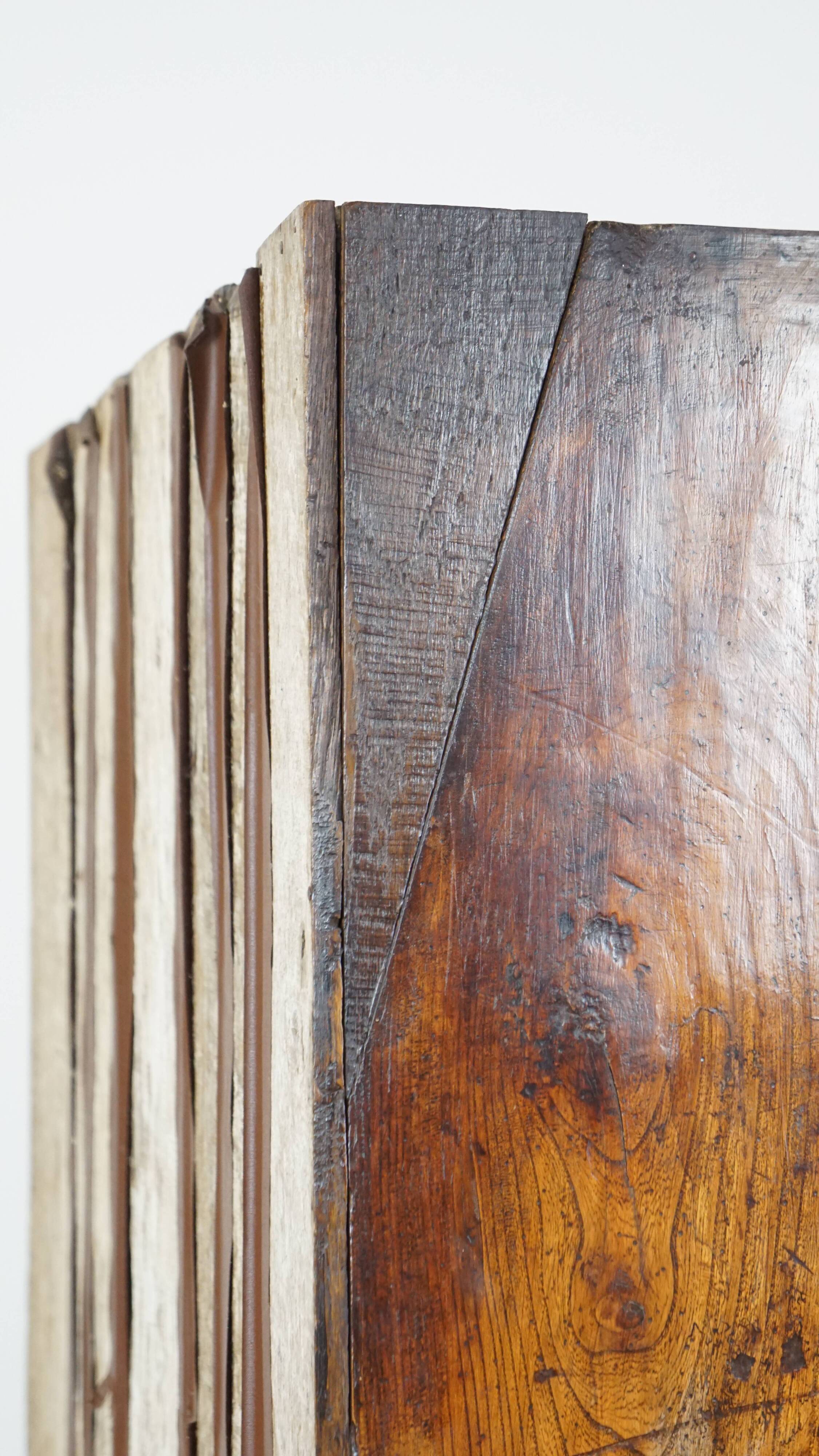 Antique oak cabinet with 4 doors from the 18th century