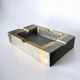 Brutalist ashtray by David Marshall in bronze, 1970s