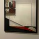 Eugenio Carmi Art Mirror, Memphis Style, Italian Collectible Design 70's