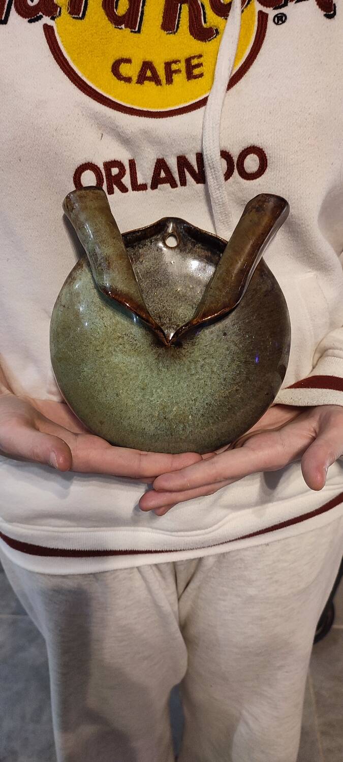 Ceramic wall vase by Marc Benjamin