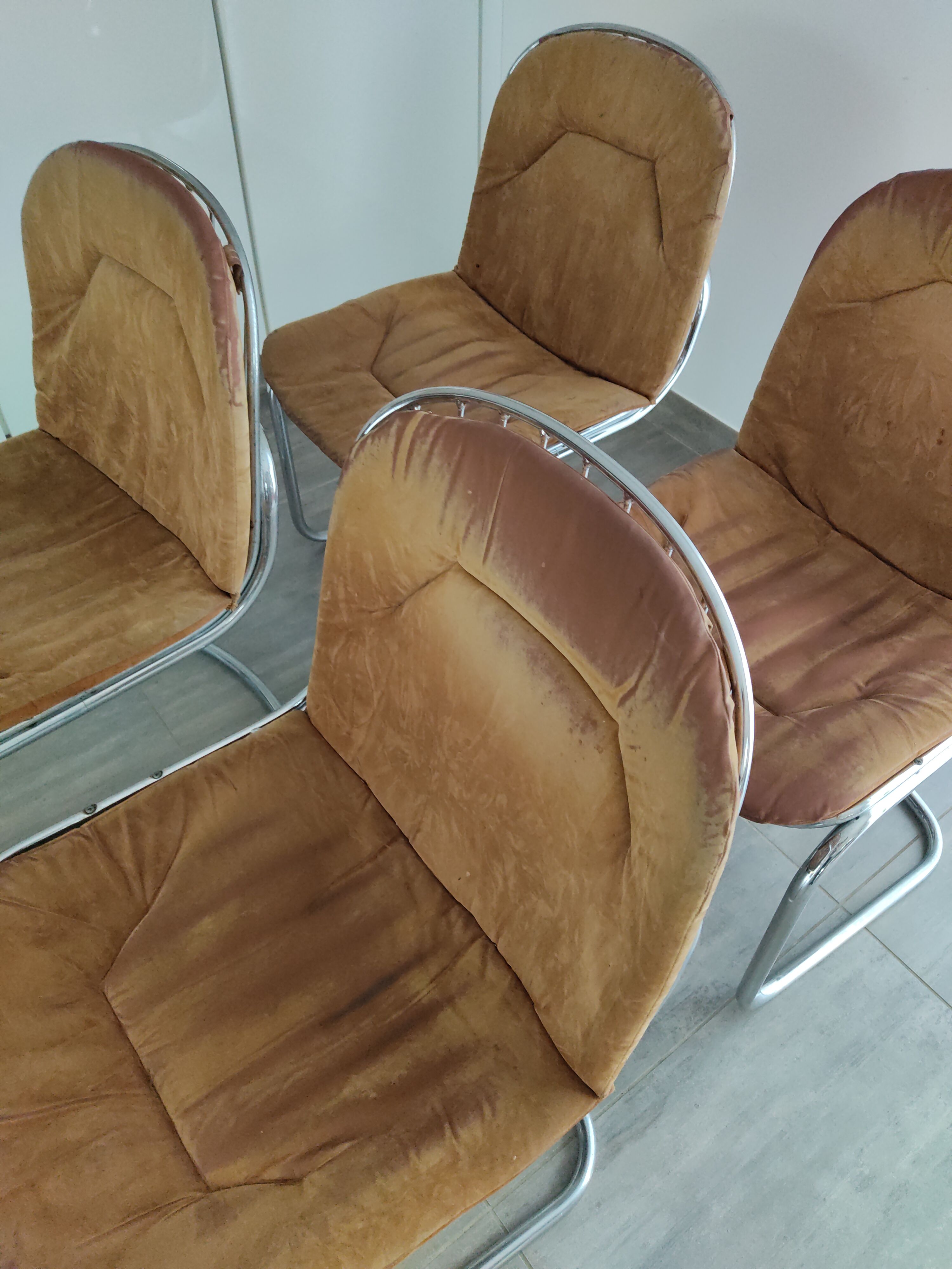 Set of 4 Gastone Rinaldi chairs