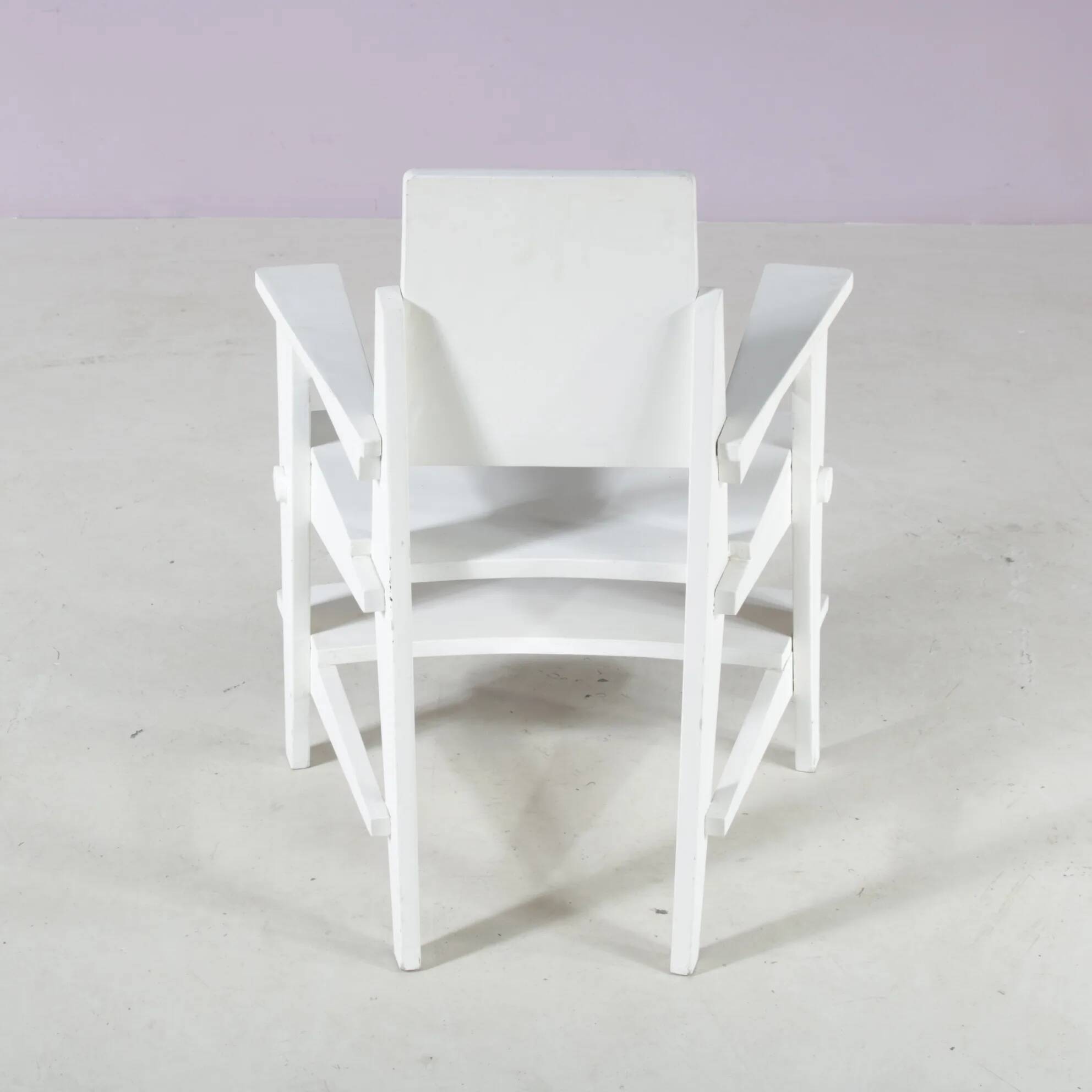 1930 Amsterdam School style children chair from the Netherlands