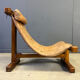Vintage brutalist Brazilian easy chair, 1960s