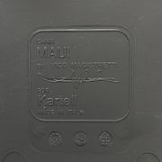 Set of 4 black Maui chairs by Magistretti for Kartell 2000s Italy