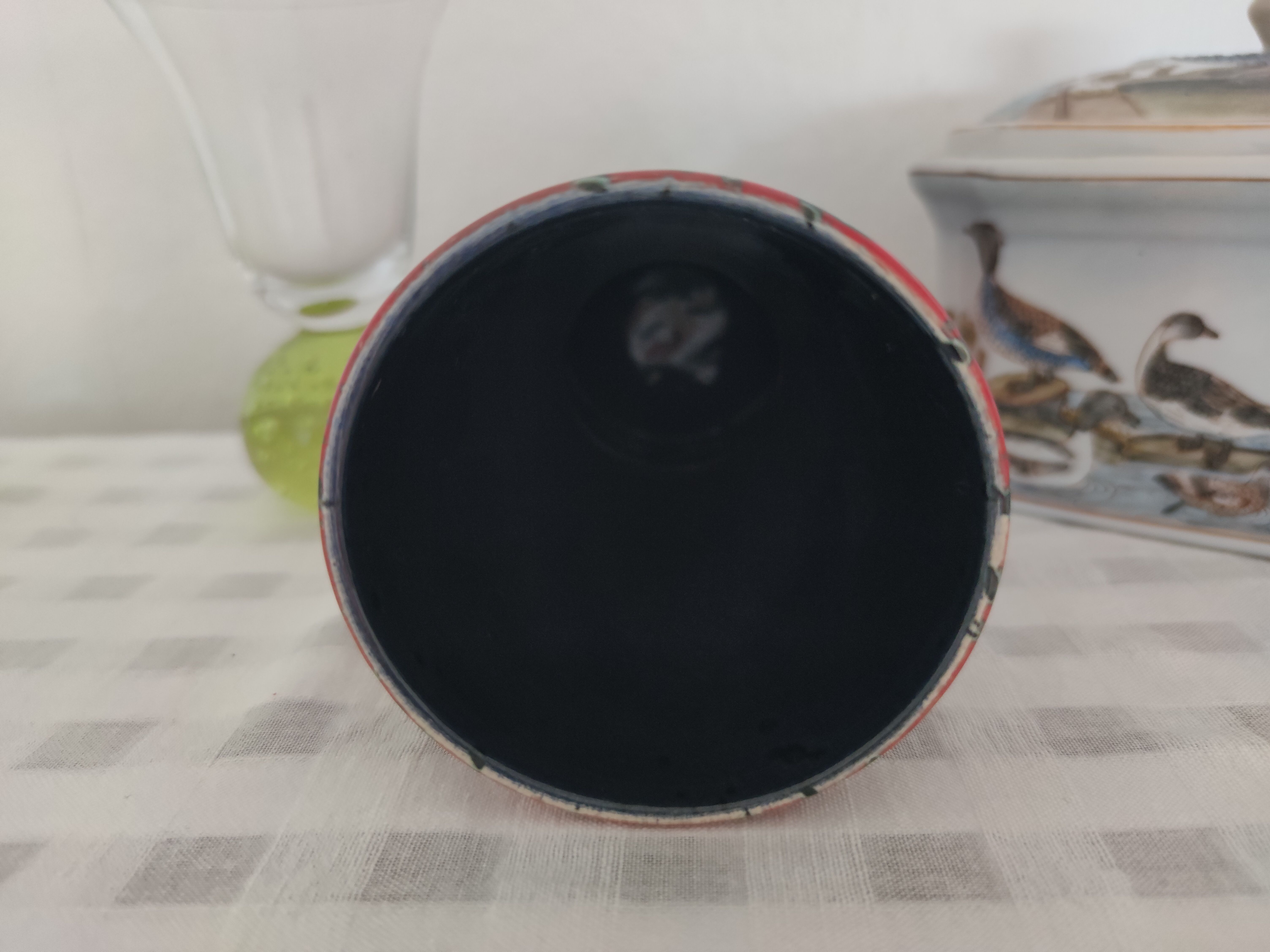 Pottery vintage Germany vase diabolo 1950-60