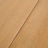 Console extensible dining table in cerused wood, 20th century