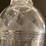 Numbered Baccarat crystal decanter, 3 rings, first part nineteenth century