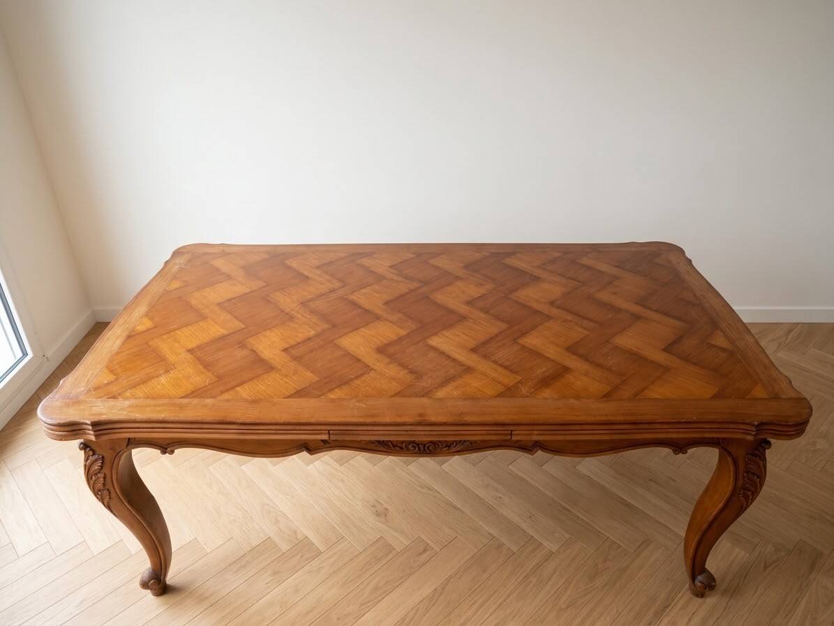 Solid cherry wood table