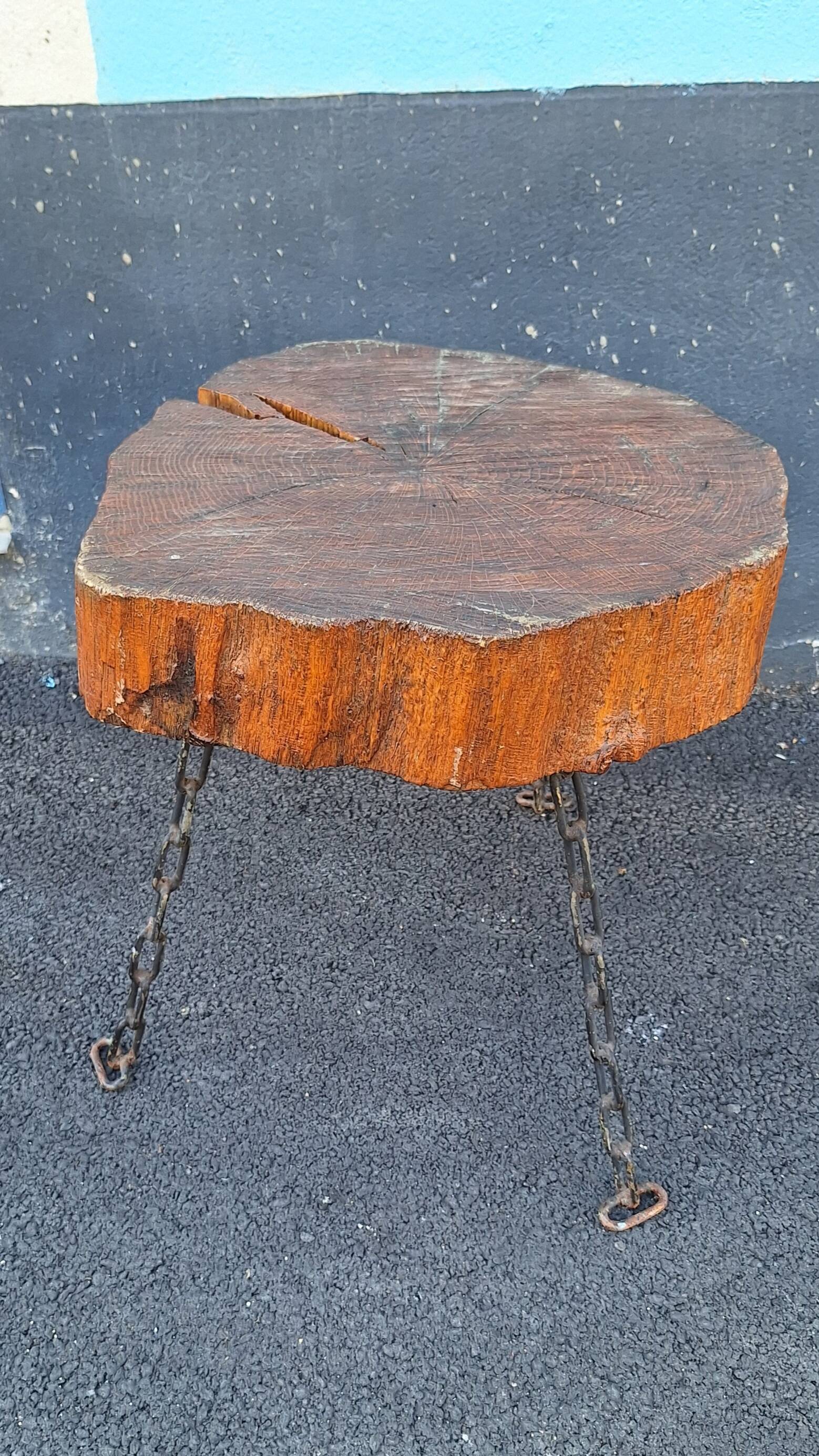 Brutalist side table/stool