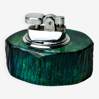 Briquet en albâtre turquoise par Romano Bianchi, Italie, 1970