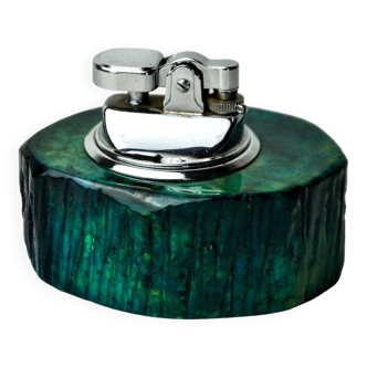 Briquet en albâtre turquoise par Romano Bianchi, Italie, 1970