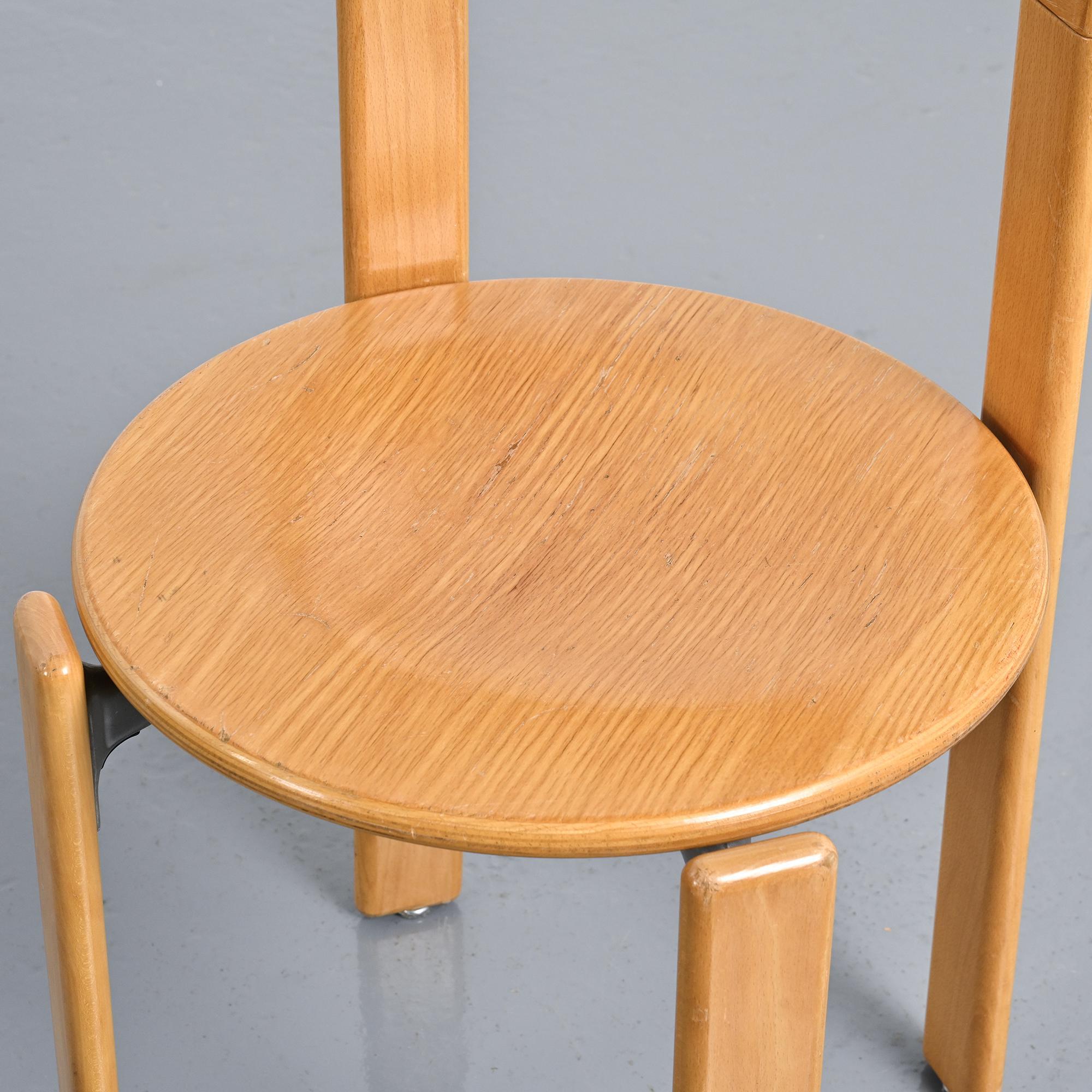 Pair of vintage chairs by Bruno Rey, Dietiker Switzerland