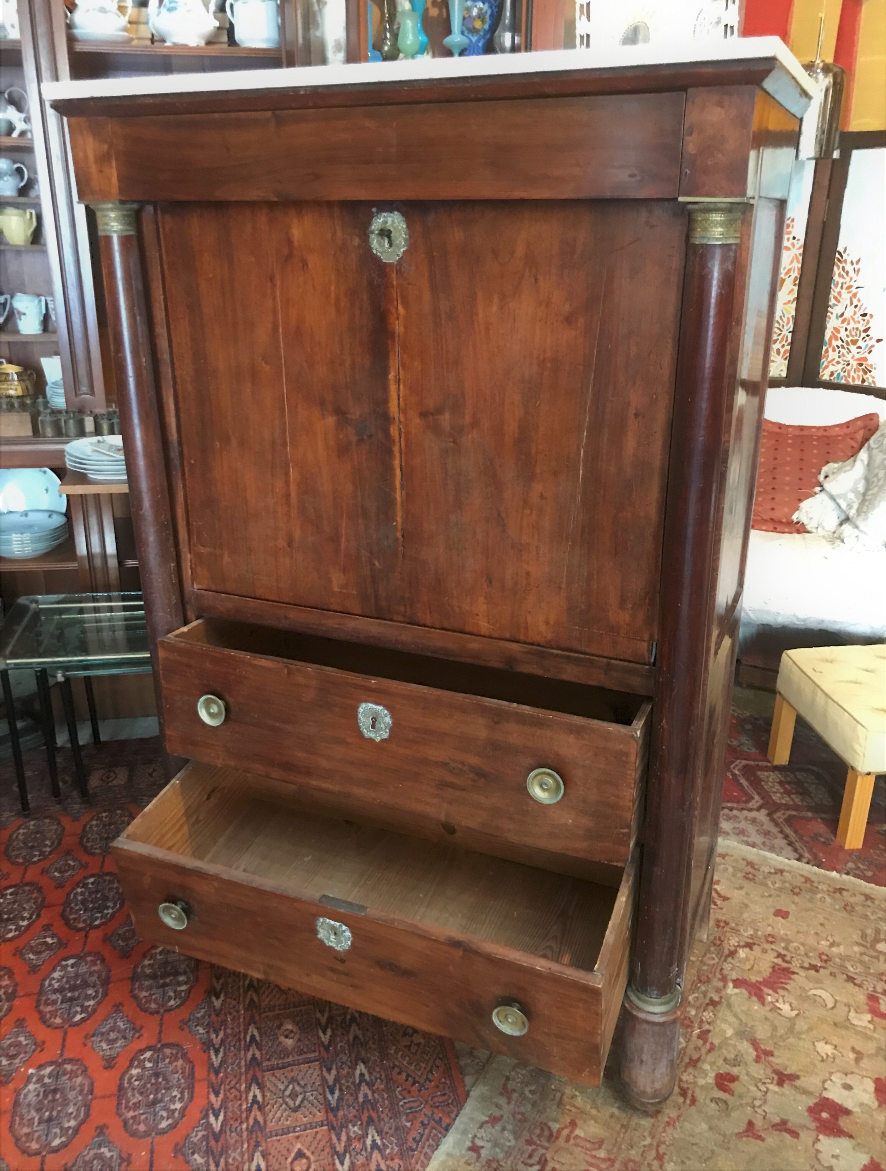Mahogany Empire writing desk
