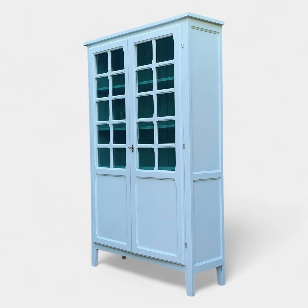 Vintage 1960s Parisian glass cabinet