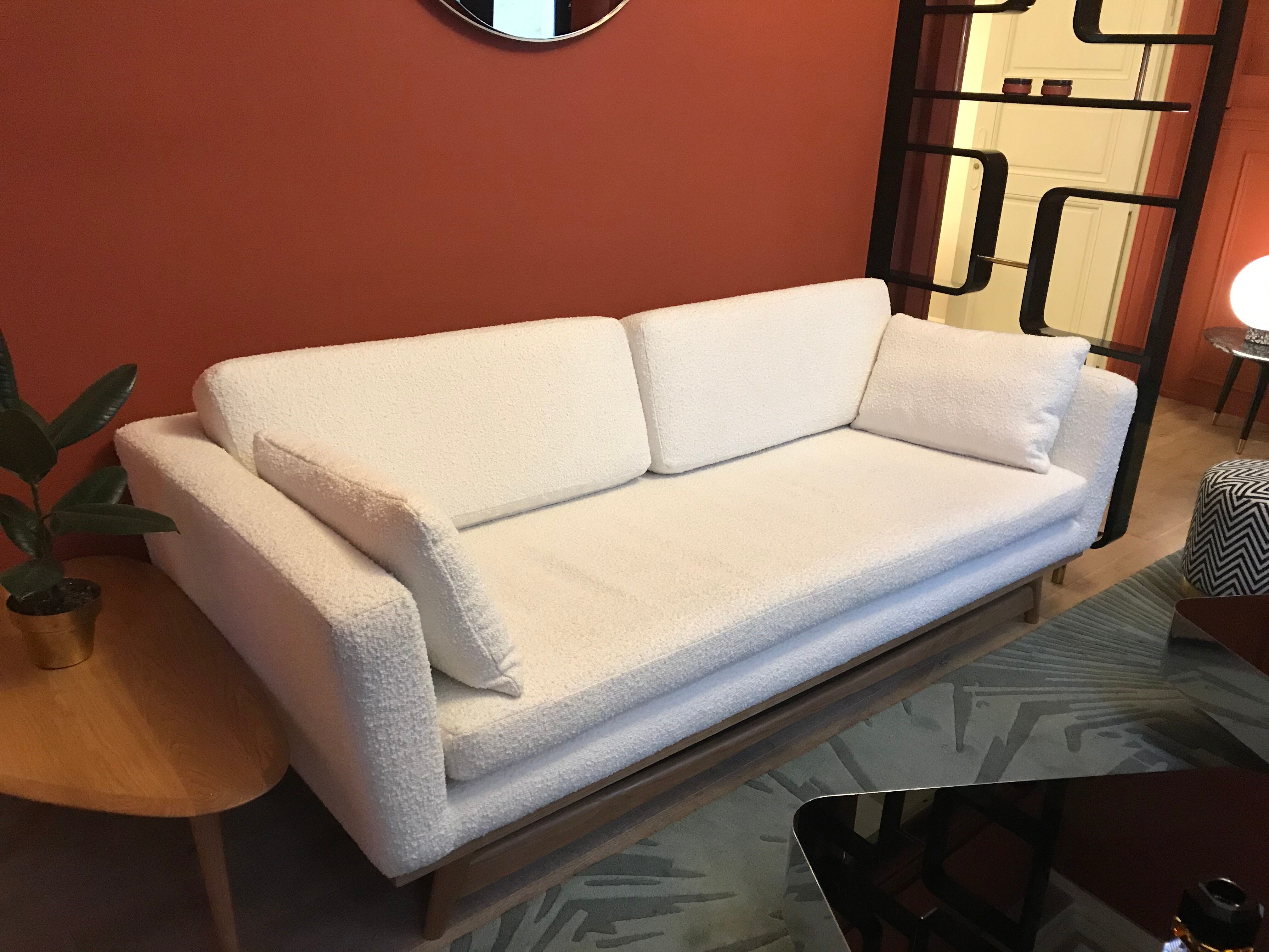 Sofa 210 bouclette fabric  Red Edition