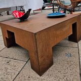 Table basse MPCEM acier Corten design vintage