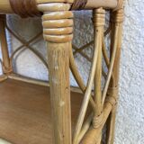 Vintage rattan shelf