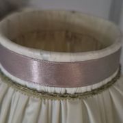 Rare 1970s Desk lamp with pleated shade