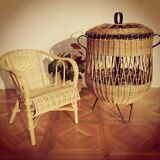 Old rattan bar