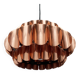 Copper pendant lamp Swiss type 810 modern mid-century by Hans Zender for Temde