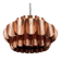 Copper pendant lamp Swiss type 810 modern mid-century by Hans Zender for Temde