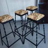 4 brutalist stools from 1950