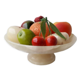 Alabaster fruit cup
