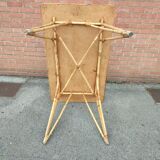 Vintage bamboo wicker rattan table