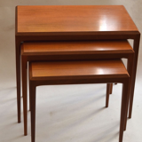 Mid-Century Danish Teak Nesting Tables by Johannes Andersen for CFC Silkeborg