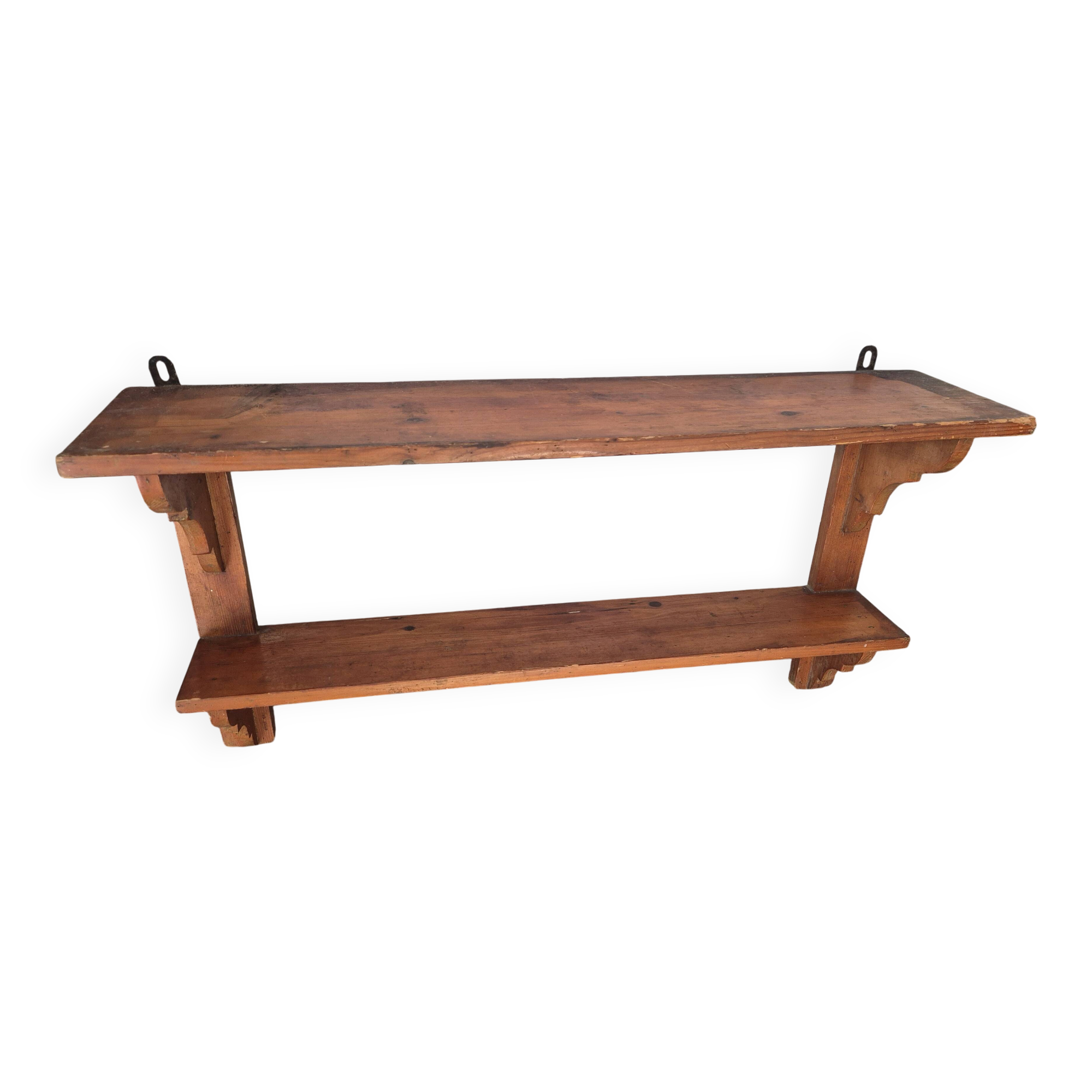 vintage wooden wall shelf Lichtenauer furniture