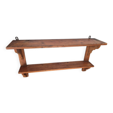 etagere murale vintage en bois meubles lichtenauer