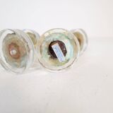 Set of 4 mid-century candle holders Ystad Metall, Sweden, 1950s