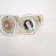 Set of 4 mid-century candle holders Ystad Metall, Sweden, 1950s