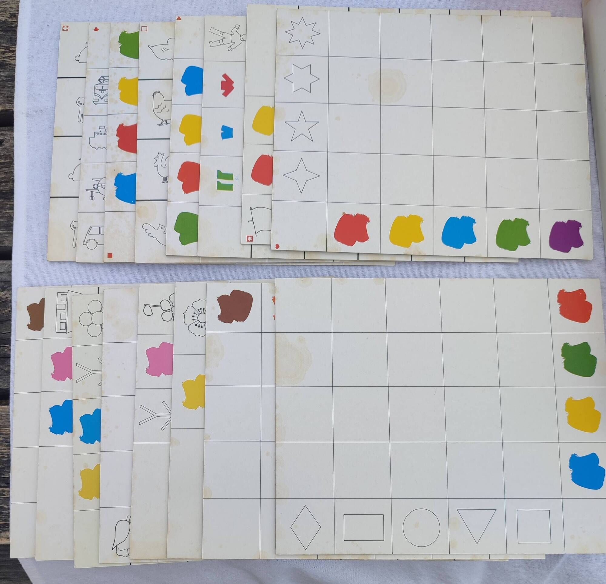 Vintage educational game Logical Spotting Fernand Nathan Complete 1970s